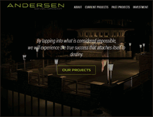 Tablet Screenshot of andersendev.com